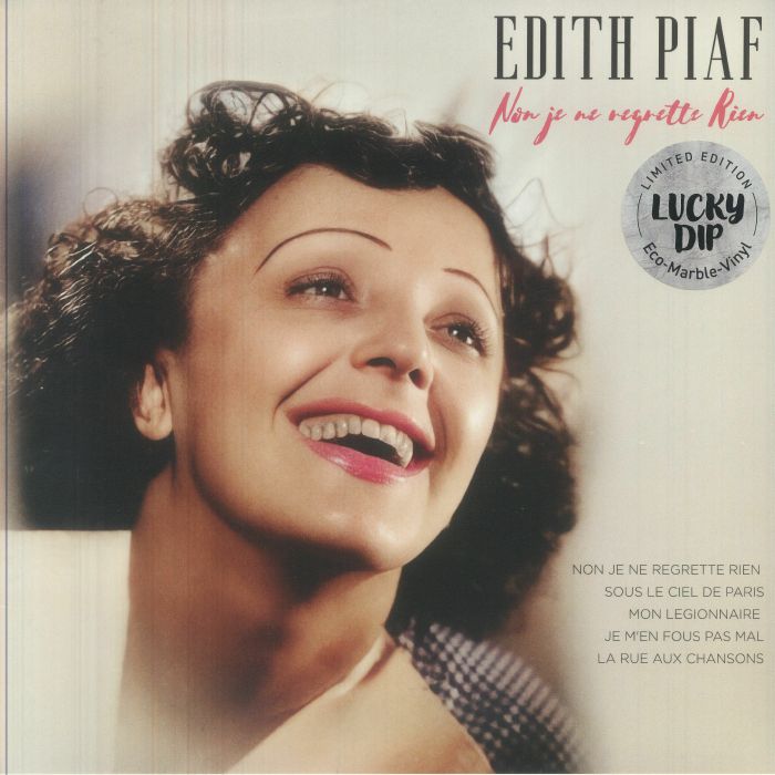 PIAF, Edith - Non Je Ne Regrette Rien vinyl sleeve