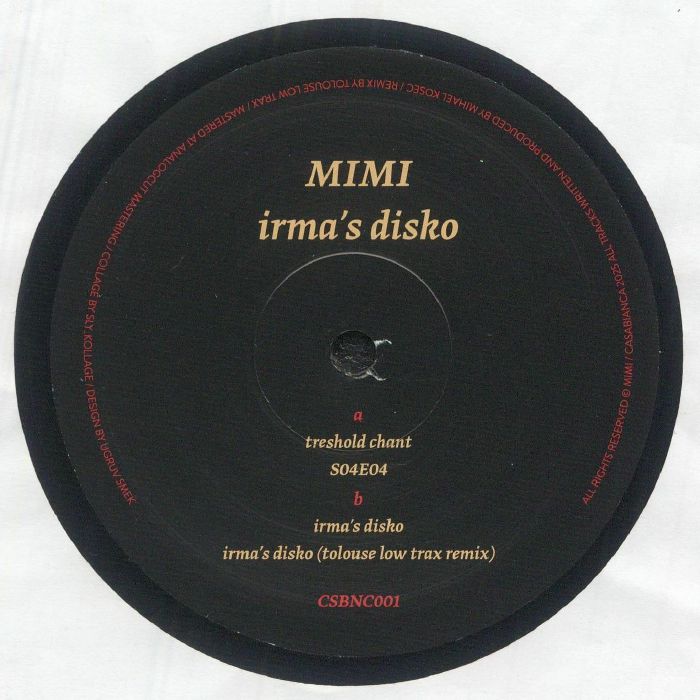 MIMI - Irma's Disko vinyl sleeve
