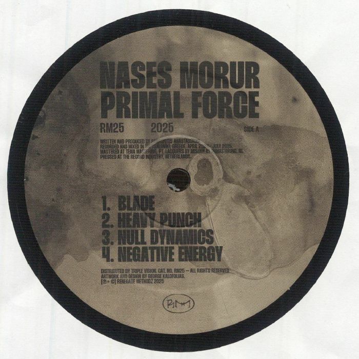 MORUR, Nases - Primal Force vinyl sleeve