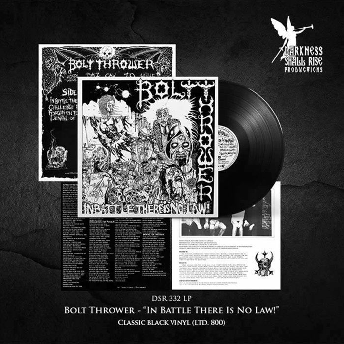 BOLT THROWER - In Battle There Is No Law! (reissue) vinyl sleeve
