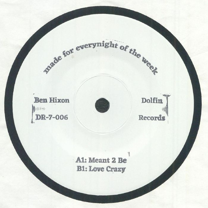 HIXON, Ben - Meant 2 Be vinyl sleeve