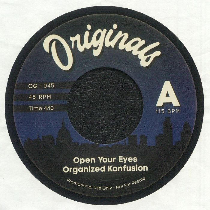 ORGANIZED KONFUSION/HERBIE HANCOCK - Open Your Eyes vinyl sleeve