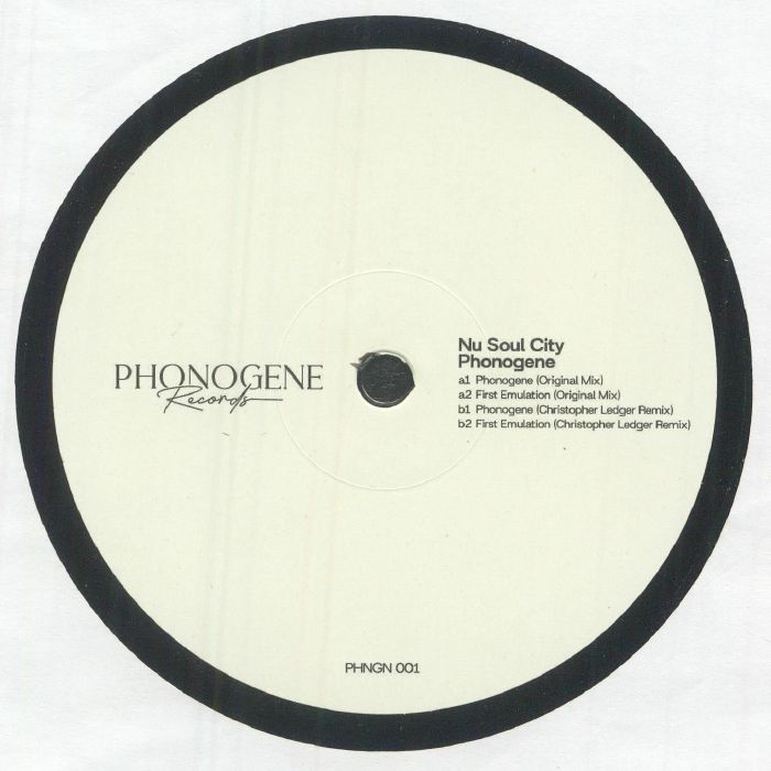 NU SOUL CITY - Phonogene vinyl sleeve