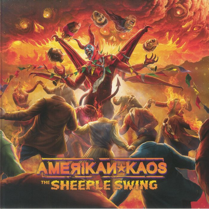 AMERIKAN KAOS - The Sheeple Swing vinyl sleeve