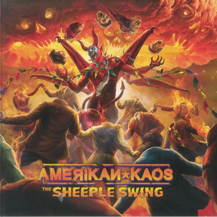 AMERIKAN KAOS - The Sheeple Swing vinyl sleeve