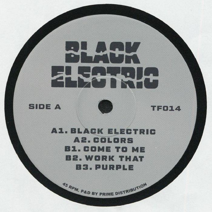 BLACK ELECTRIC aka KARL FULTZ - Black Electric vinyl sleeve