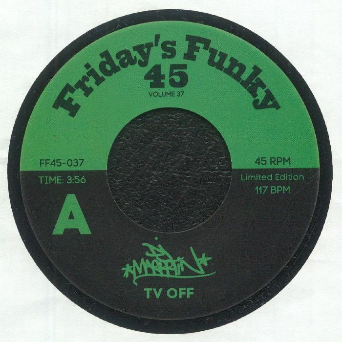 DJ MARRRTIN - TV Off vinyl sleeve