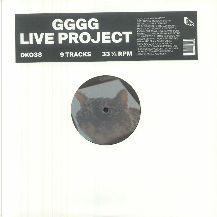 GGGG - Live Project vinyl sleeve