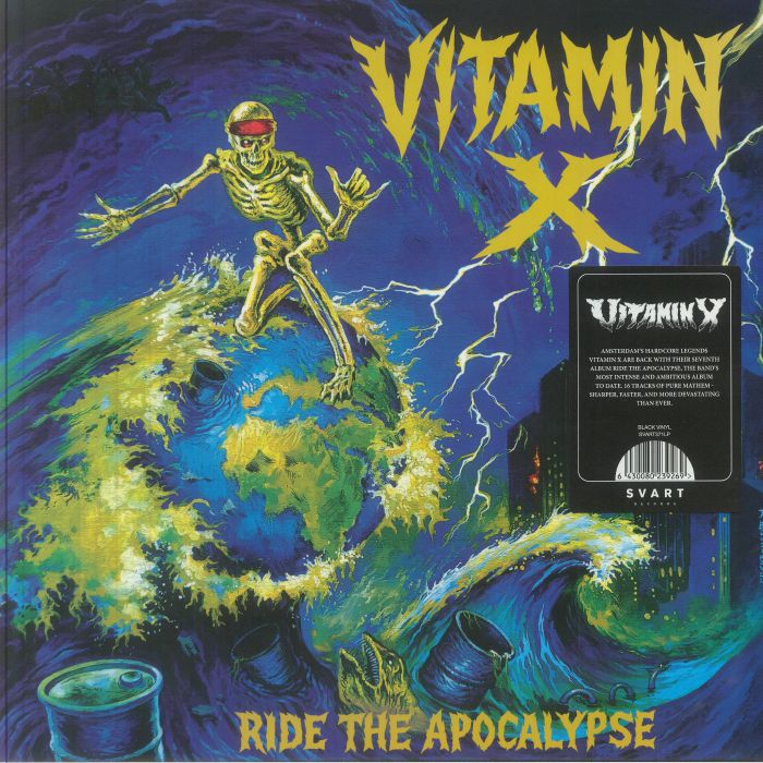 VITAMIN X - Ride The Apocalypse vinyl sleeve