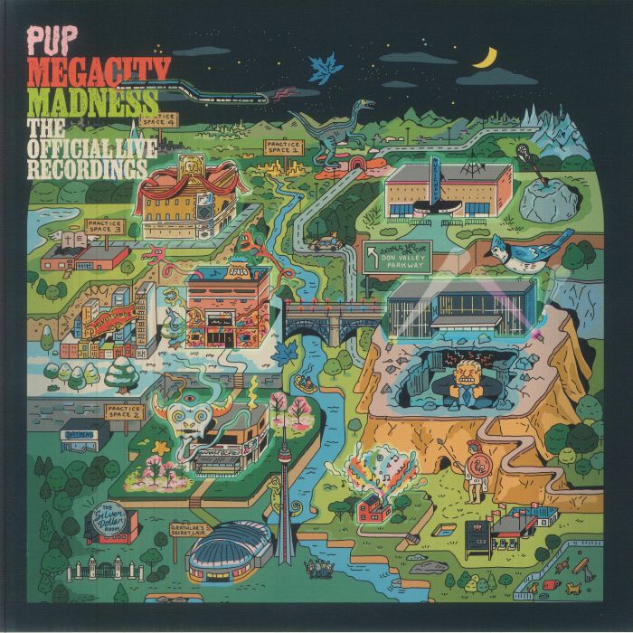 PUP - Megacity Madness: The Official Live Recordings vinyl sleeve