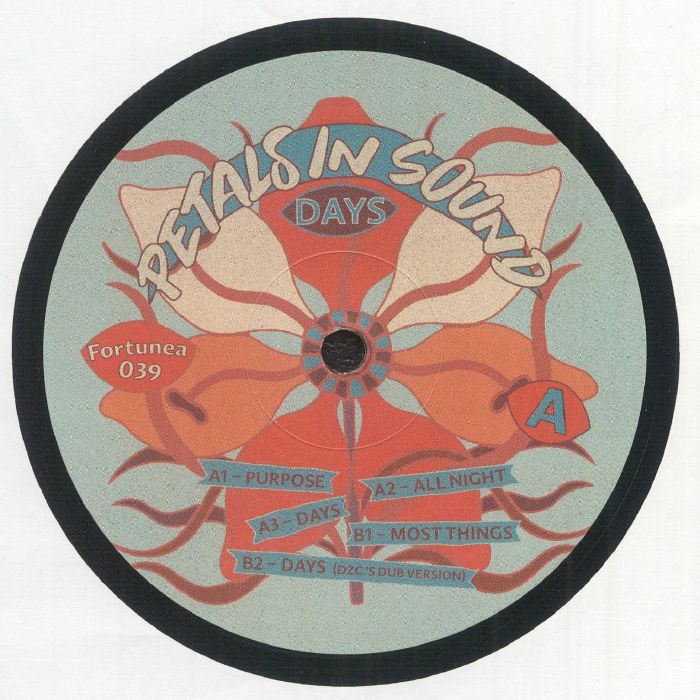 PETALS IN SOUND - Day's EP vinyl sleeve