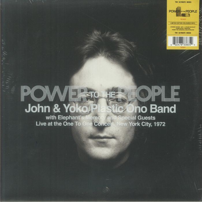 LENNON, John/YOKO ONO/THE PLASTIC ONO BAND - Power To The People vinyl sleeve