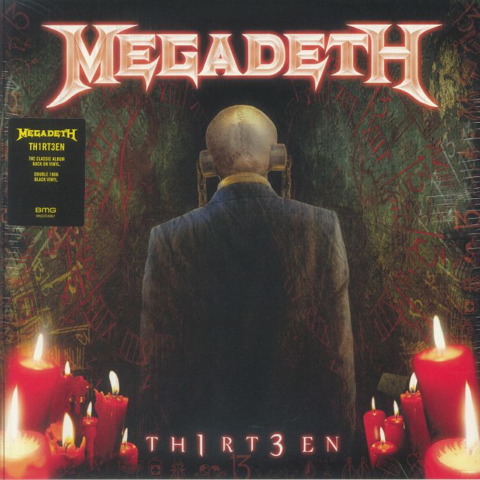 MEGADETH - Th1rt3en (reissue) vinyl sleeve