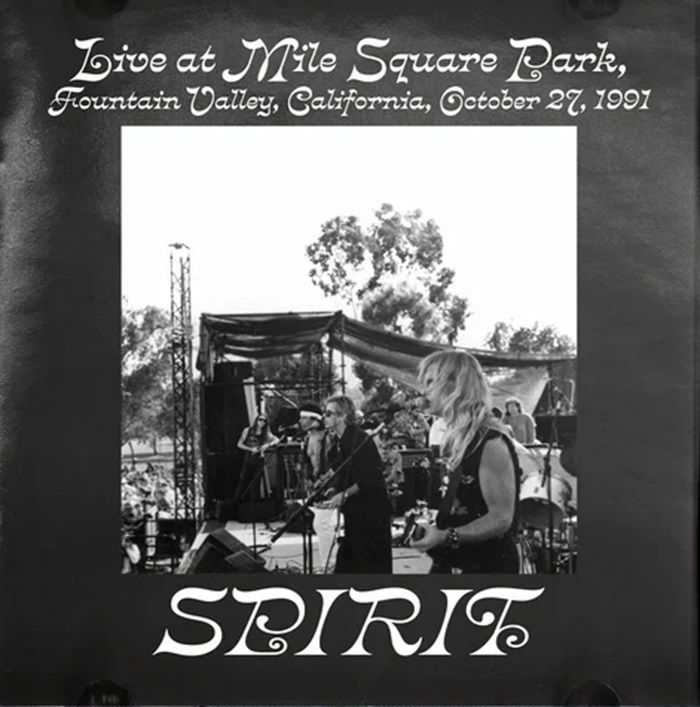SPIRIT - Live At Miles Square Park Fountain Valley October 27 1991 vinyl sleeve