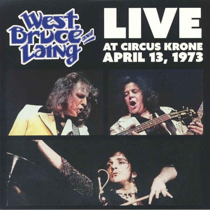 WEST BRUCE & LAING - Live At Circus Krone Frankfurt April 13 1973 vinyl sleeve