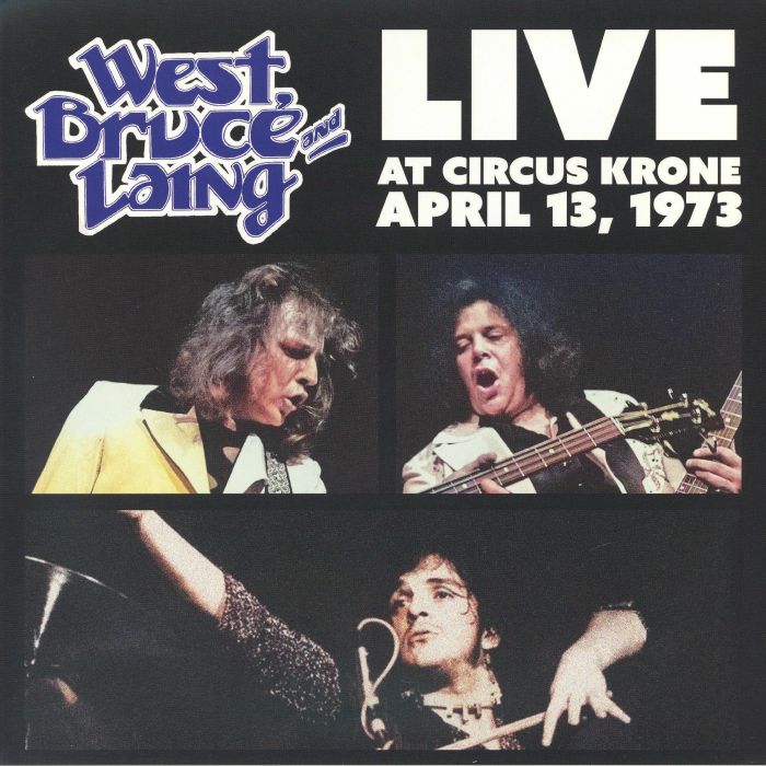 WEST BRUCE & LAING - Live At Circus Krone Frankfurt April 13 1973 vinyl sleeve