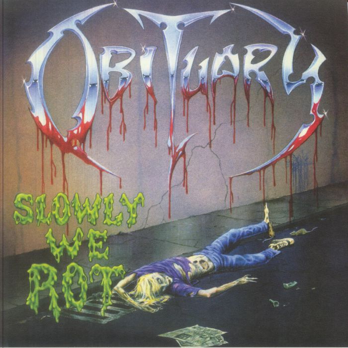 OBITUARY - Slowly We Rot (remastered) vinyl sleeve