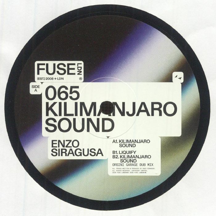 SIRAGUSA, Enzo - Kilimanjaro Sound vinyl sleeve