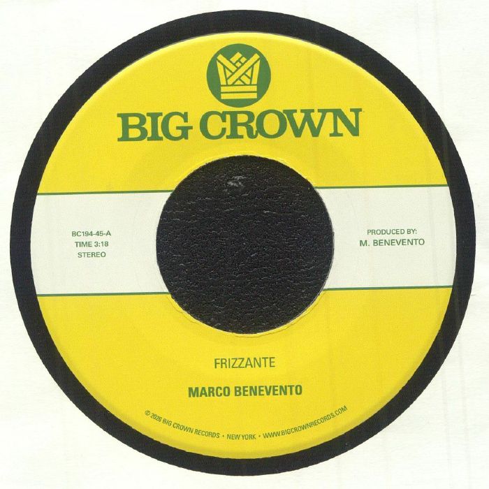 BENEVENTO, Marco - Frizzante vinyl sleeve