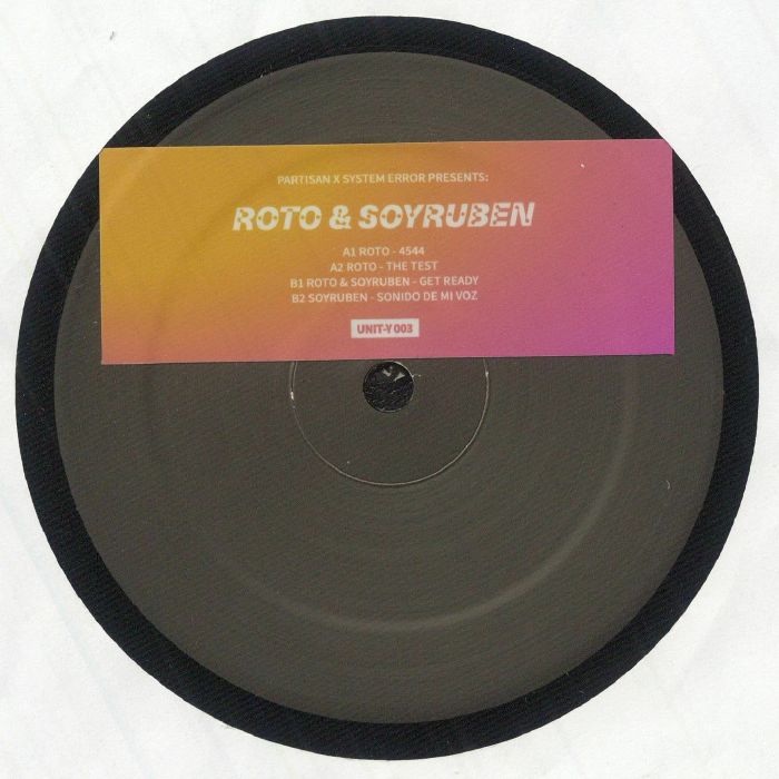 ROTO/SOYRUBEN - UNITY 003 vinyl sleeve