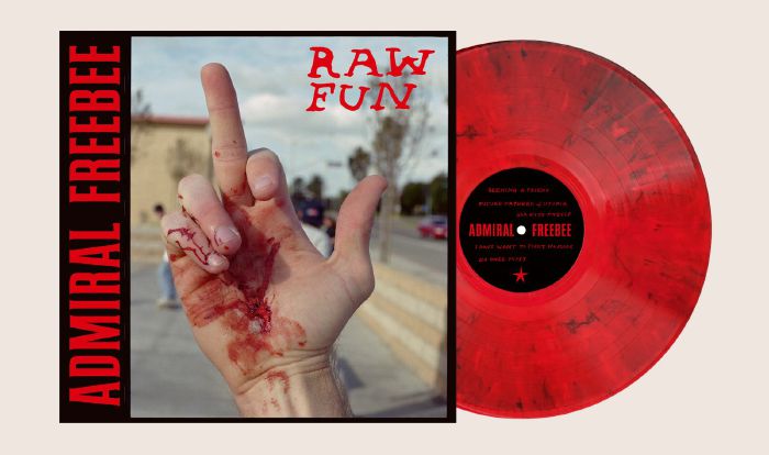 ADMIRAL FREEBEE - Raw Fun vinyl sleeve