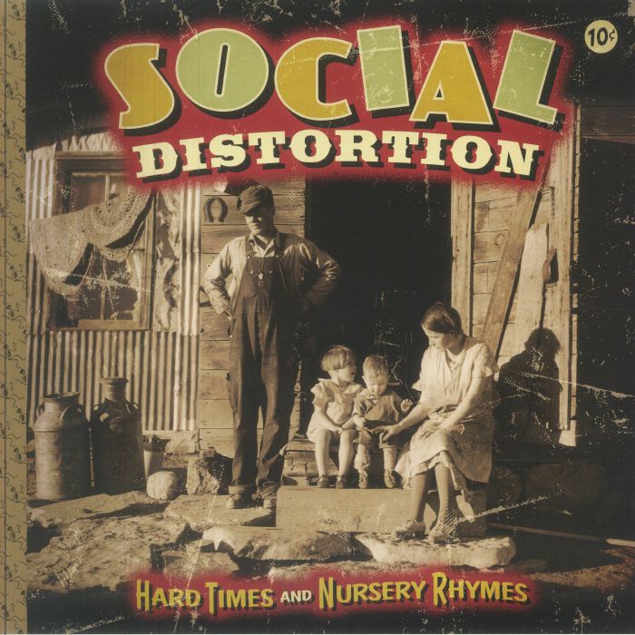 SOCIAL DISTORTION - Hard Times & Nursery Rhymes vinyl sleeve