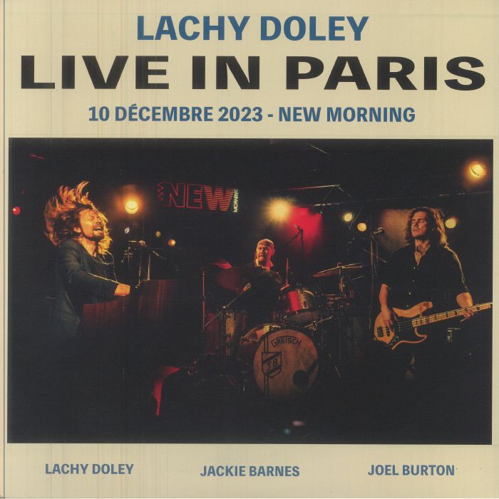 DOLEY, Lachy - Live In Paris: Recorded Live On December 10 2023 At New Morning In Paris vinyl sleeve