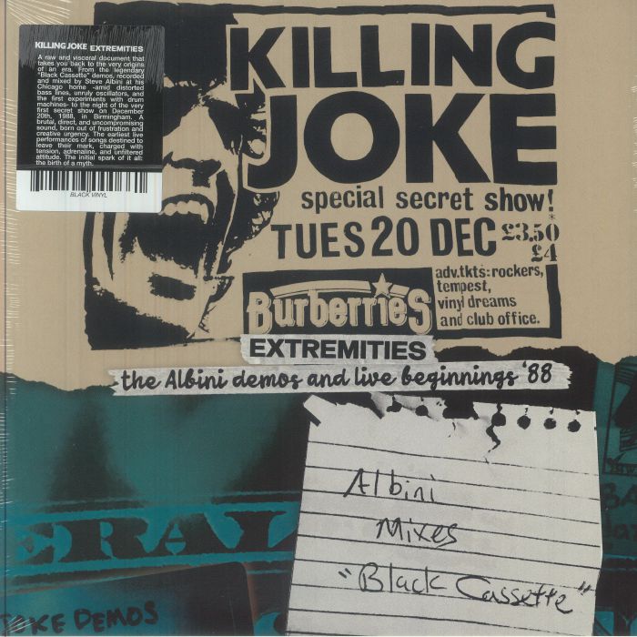 KILLING JOKE - Extremities: The Albini Demos & Live Beginnings 88 vinyl sleeve