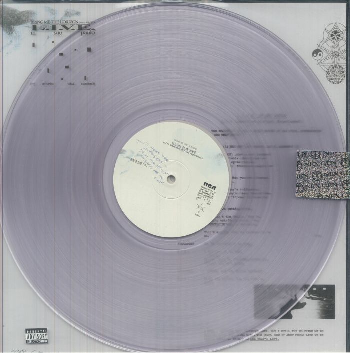 BRING ME THE HORIZON - LIVE In Sao Paulo vinyl sleeve