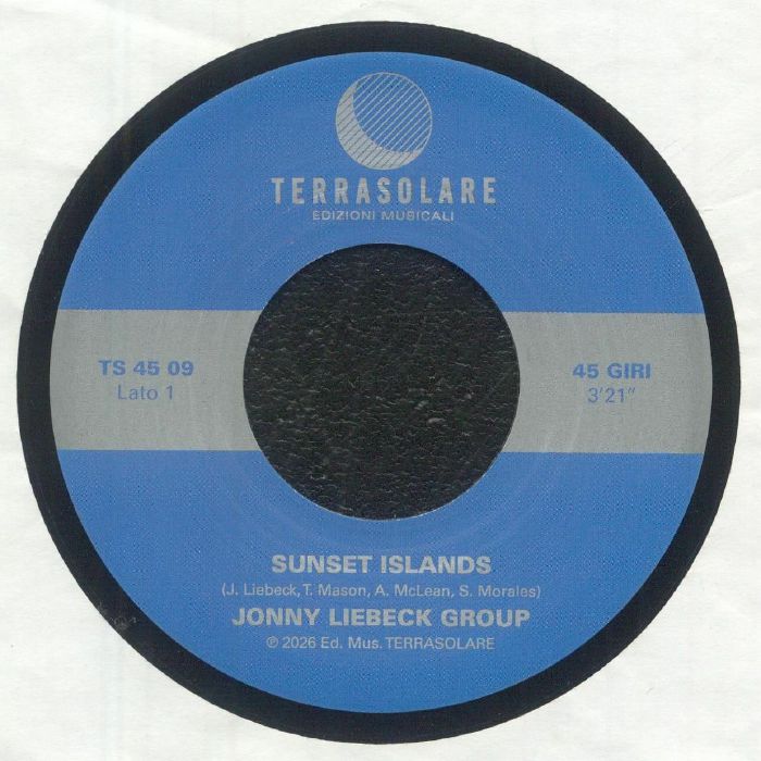 JONNY LIEBECK GROUP - Sunset Islands vinyl sleeve