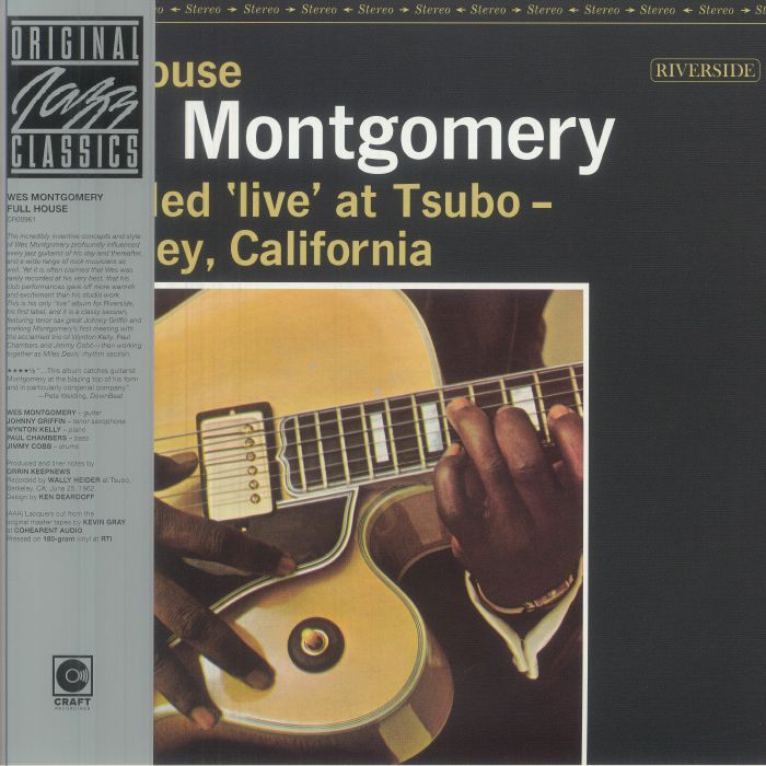 MONTGOMERY, Wes - Full House (Original Jazz Classics Series) vinyl sleeve