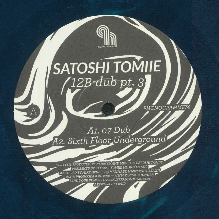 TOMIIE, Satoshi - 12B Dub Part 3 vinyl sleeve