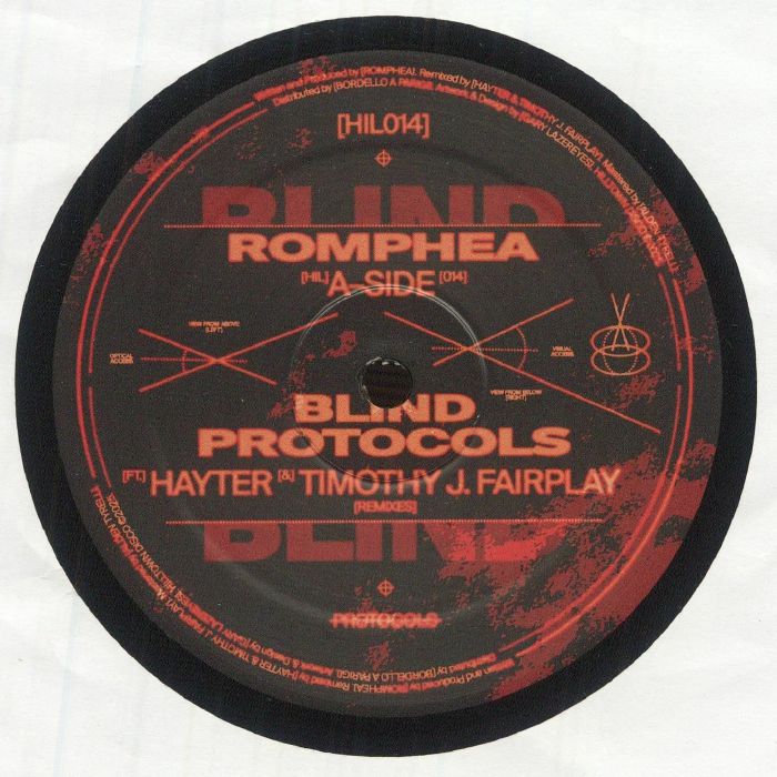ROMPHEA - Blind Protocols EP vinyl sleeve