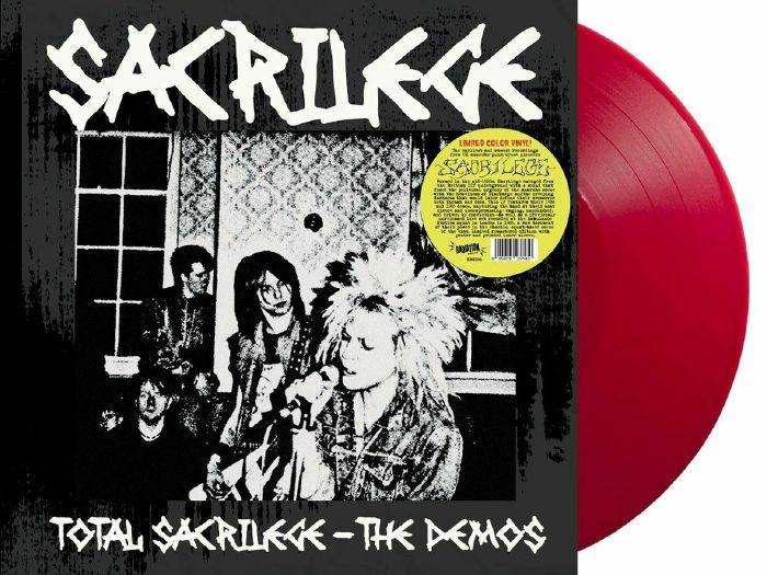SACRILEGE - Total Sacrilege: The Demos vinyl sleeve