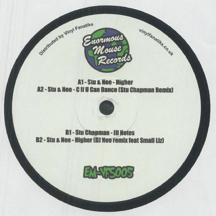 STU & NEE/STU CHAPMAN - The Higher EP vinyl sleeve