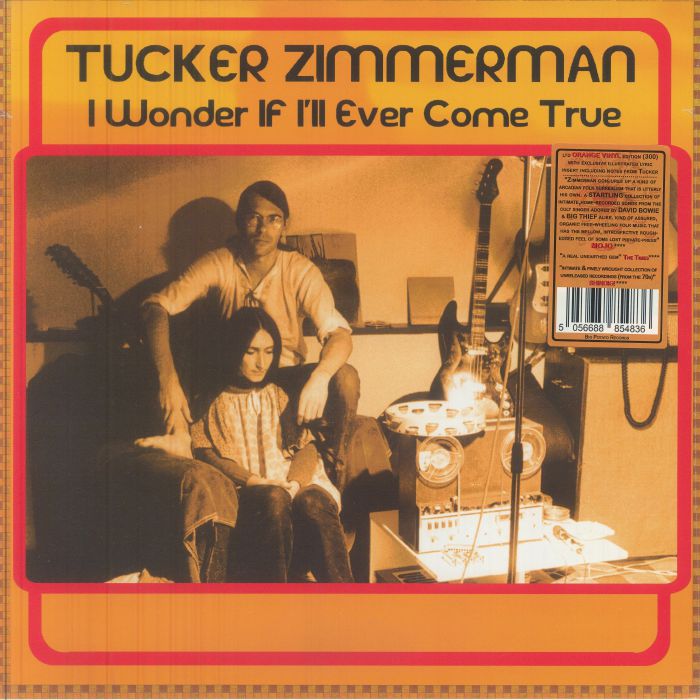 ZIMMERMAN, Tucker - I Wonder If I'll Ever Come True vinyl sleeve