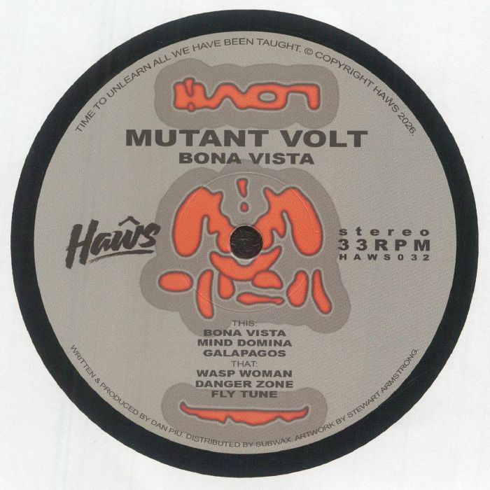MUTANT VOLT - Bona Vista vinyl sleeve