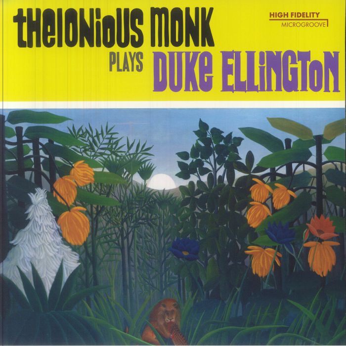 MONK, Thelonious - Thelonious Monk Plays Duke Ellington (reissue) vinyl sleeve