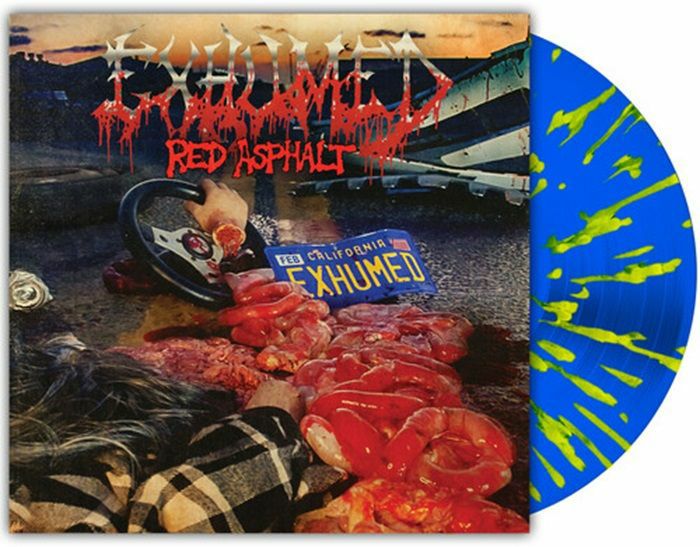 EXHUMED - Red Asphalt vinyl sleeve