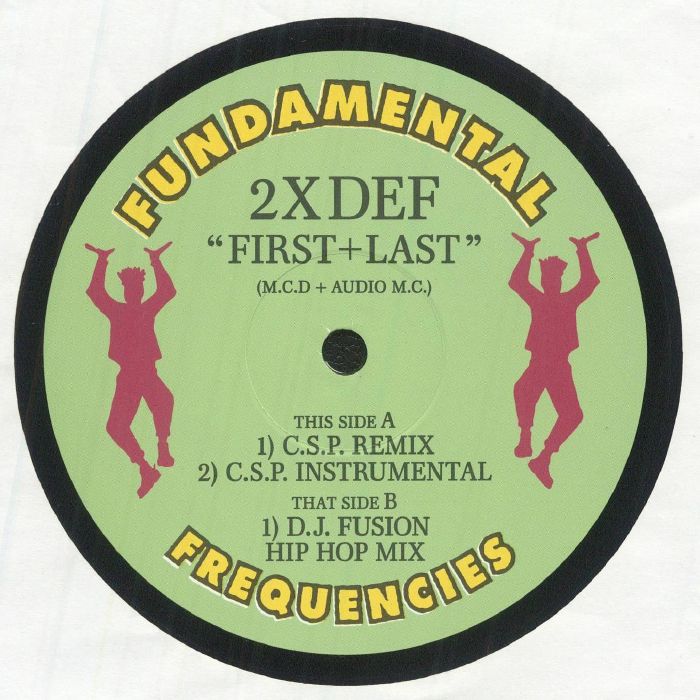 2XDEF - First & Last vinyl sleeve