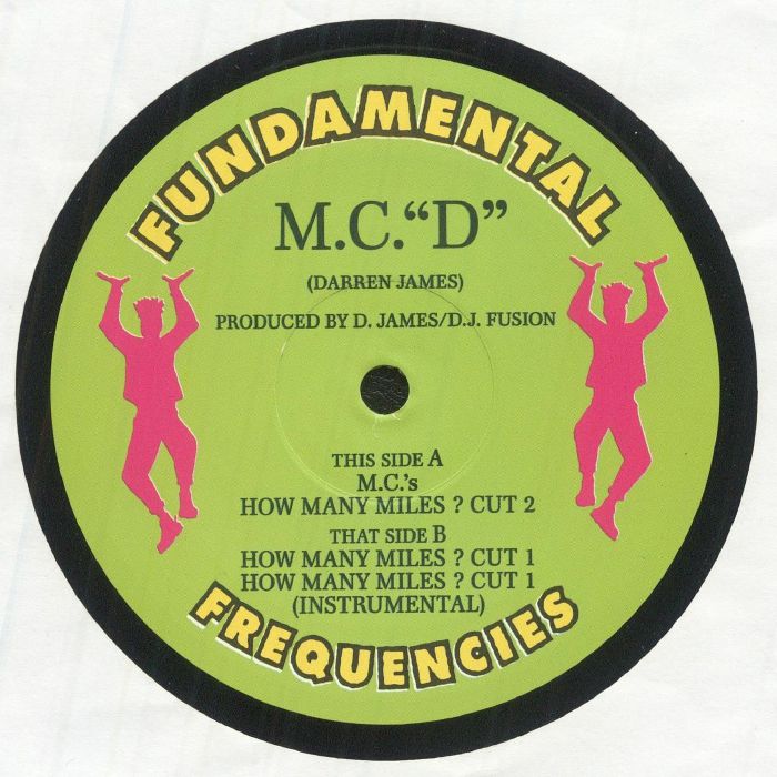MC D - MC's How Many Miles? vinyl sleeve