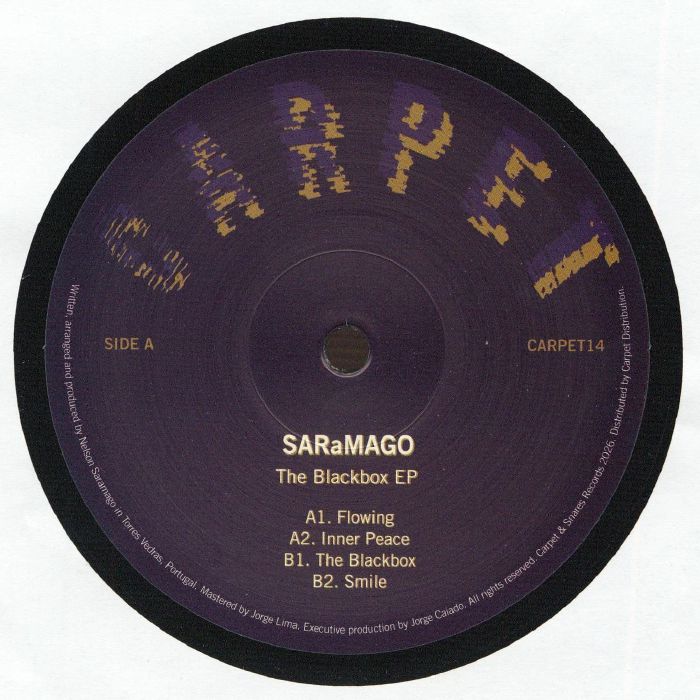 SARAMAGO - The Blackbox EP vinyl sleeve