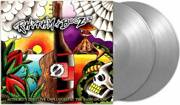 AUTHORITY ZERO - Rhythm & Booze Live vinyl sleeve