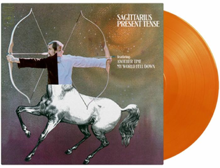 SAGITTARIUS - Present Tense (reissue) vinyl sleeve