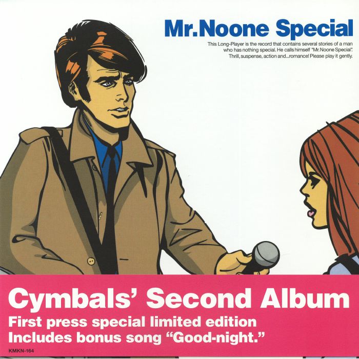 CYMBALS - Mr Noone Special vinyl sleeve