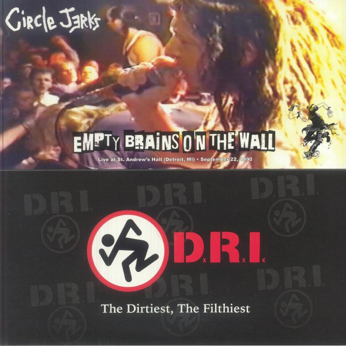 CIRCLE JERKS/DIRTY ROTTEN IMBECILES - Live In Detroit 1990/Demos 1982 vinyl sleeve