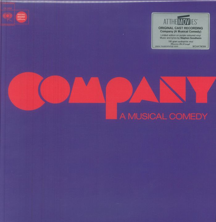 SONDHEIM, Stephen - Company A Musical Comedy (Soundtrack) vinyl sleeve