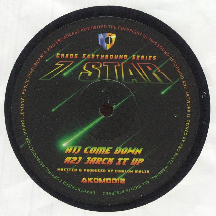 7 STAR - Come Down vinyl sleeve