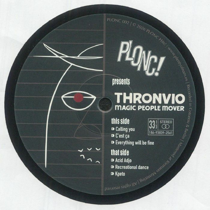 THRONVIO - Magic People Mover EP vinyl sleeve