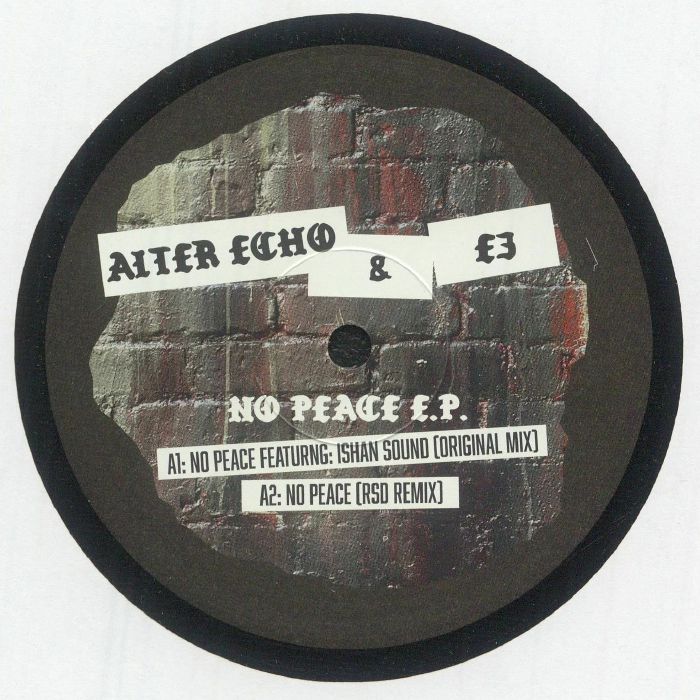 ALTER ECHO/E3 - No Peace EP vinyl sleeve